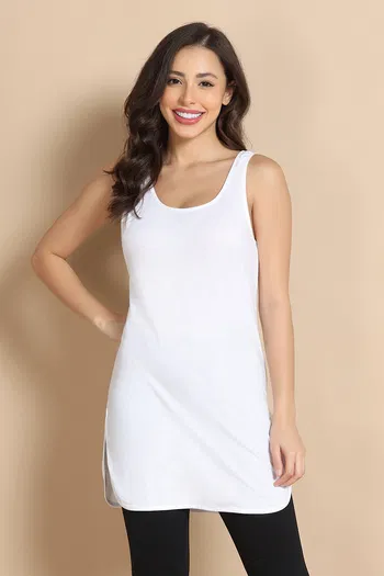 Buy Zivame Knit Cotton Camisole - Lucent White